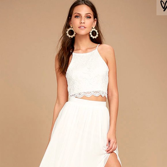Lulus Tops - LULUS White Lace Top